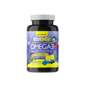 AquaOmega-High DHA Kids Gummies Blueberry