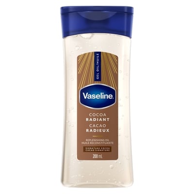 VASELINE GEL OIL CACAO RADIANT 200ML