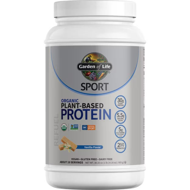 Garden of Life - SPORT Organic Plant Based Protein Vanilla - 806 g