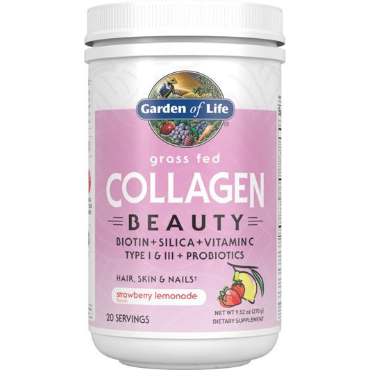 Garden of Life - Grass Fed Collagen Strawberry-lemon