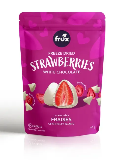 Frux_Frux White Chocolate Freeze Dried Strawberries_80g