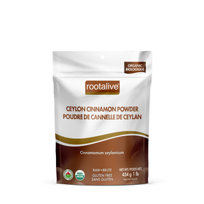 Rootalive Inc.   Organic Ceylon Cinnamon Powder 454g