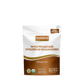 Rootalive Inc.   Organic Whole Psyllium Husk 200g
