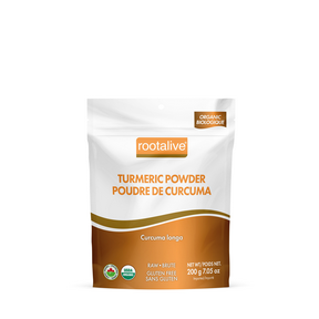 Rootalive Inc.   Organic Turmeric Powder 200g