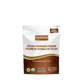 Rootalive Inc.   Organic Ceylon Cinnamon Powder 200g