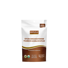 Rootalive Inc.   Organic Ceylon Cinnamon Powder 100g