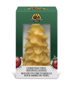 Dutchman's Gold Inc. Christmas Tree Beeswax Candle 1ea
