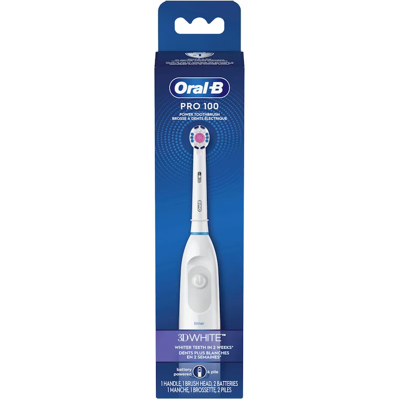 ORAL B PRO 100 3D WHITE POWER TOOTHBRUSH