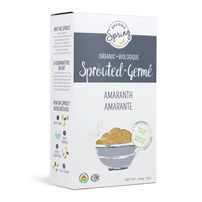 Second Spring Sprouted Foods   Sprouted Amaranth 6 x 454g