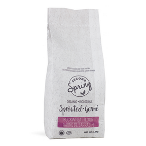Second Spring Sprouted Foods   Sprouted Buckwheat Flour 4 x 1.5kg
