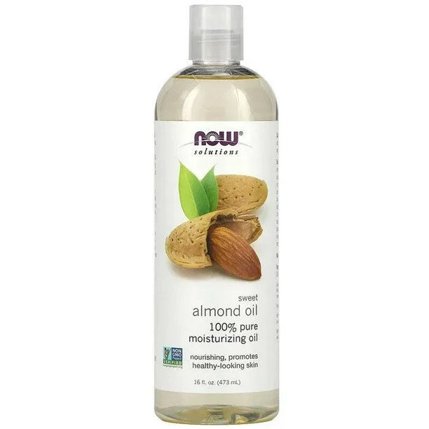 NOW Almond Sweet, Expeller Pressed 473mL
