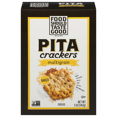 Food Should Taste Good FSTG Crackers Pita Multigrain 5 oz