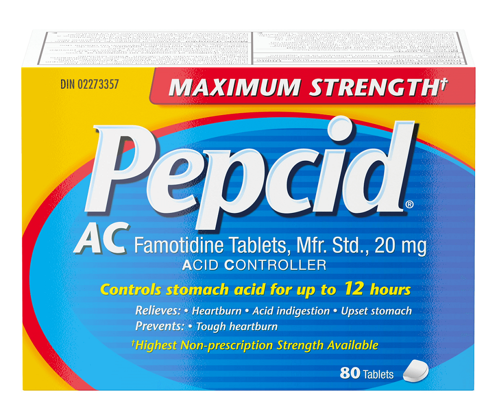 PEPCID AC MAXIMUM STRENGTH TB 20MG 80 TABLET
