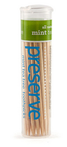 Preserve by Recycline   Flavoured Toothpicks - Mint TeaTree 24 x 1ct