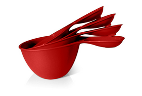 Preserve by Recycline Dry measure cups - Red 4pk