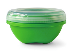 Preserve by Recycline   Food Storage - Sm.Round-Apple Green 12ea