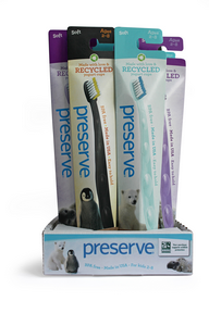 Preserve by Recycline   Kids Toothbrush Shelf Disp 12 x 12ct