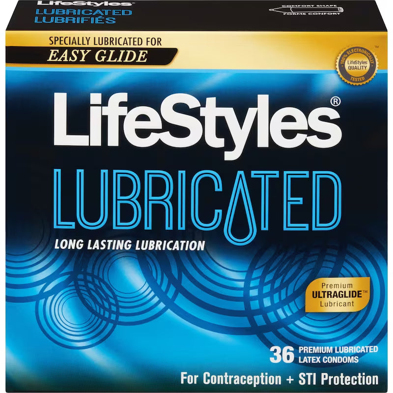 LIFESTYLES CONDOMS LUBRICATED ECONOMIC 36