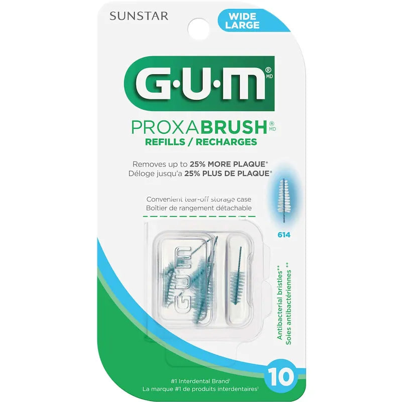 GUM PROXABRUSH REFILL WIDE 10