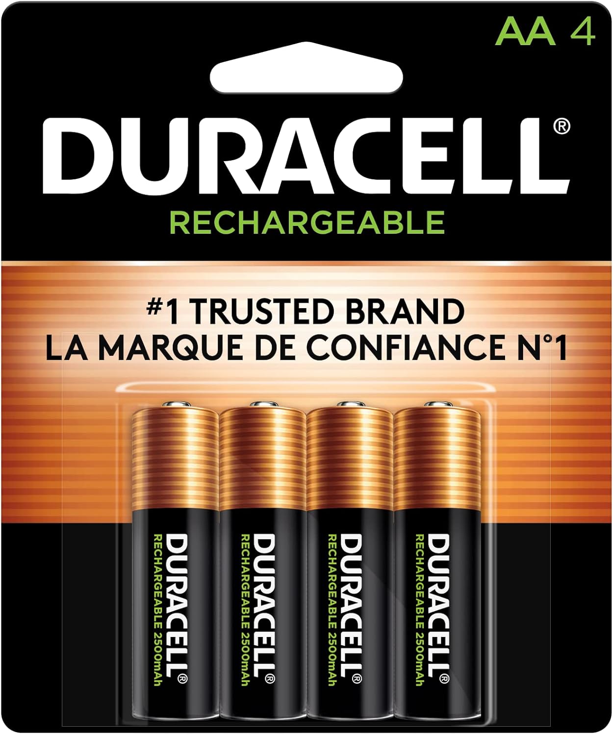 DURACELL BATTERIES RECHARGEABLE AA 4