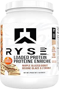 RYSE Supplements Ryse Loaded Protein Flavour: Maple Glazed Donut
Container Size: 27 Servings Each