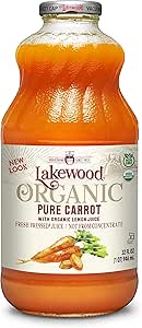 Lakewood   100% Pure Organic Fruit Juices   Org Carrot946ML