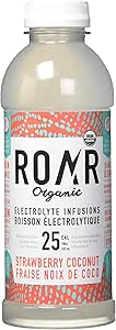 Roar ROAR Organic Strawberry Coconut Electrolyte Infusion, 532mL, 25 Cal, Non-GMO, Vegan, Less Than 5g Cane Sugar