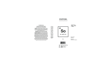 Routine Natural Beauty EO Drops - So and So 5ml