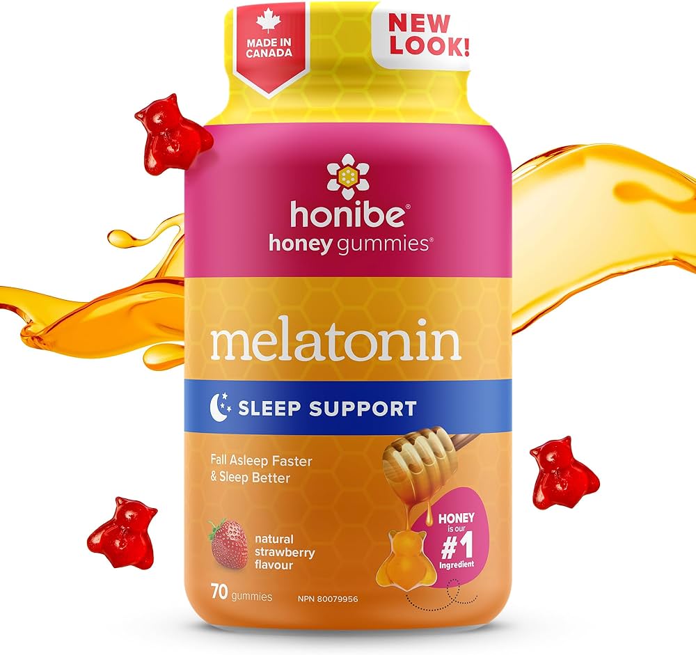 HONIBE Honey Gummies Melatonin 70 gummies