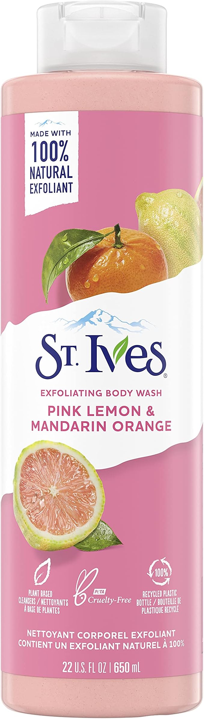 ST-IVES BODY WASH LEMON & MANDARIN ORANGE 650ML