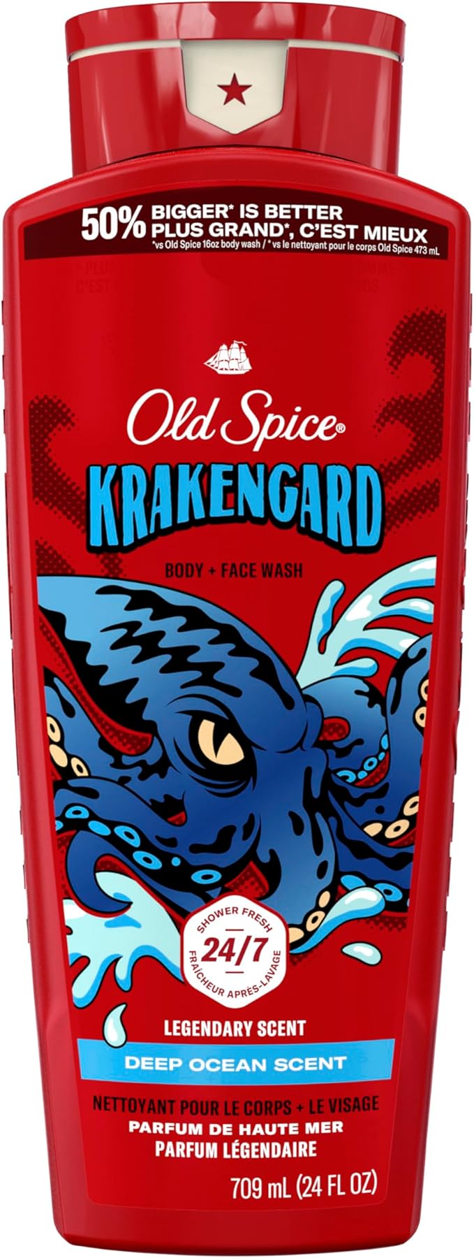 OLD SPICE WILD COLLECTN BODY WASH KRAKENGARD 709ML