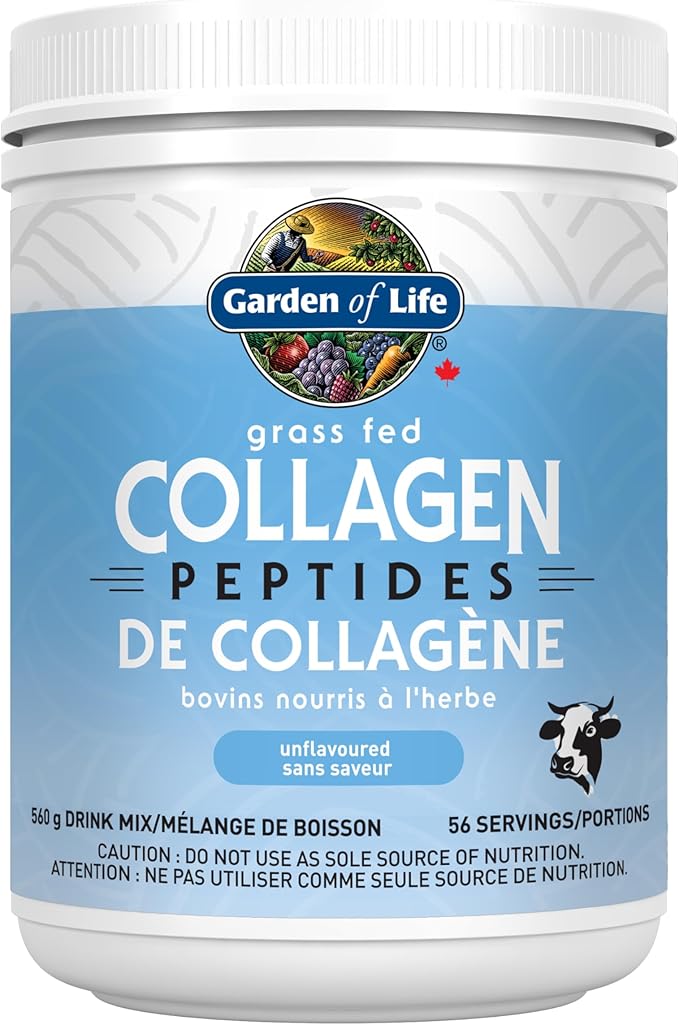 Garden of Life - Grass Fed Collagen Peptides - Unflavoured - 560 g