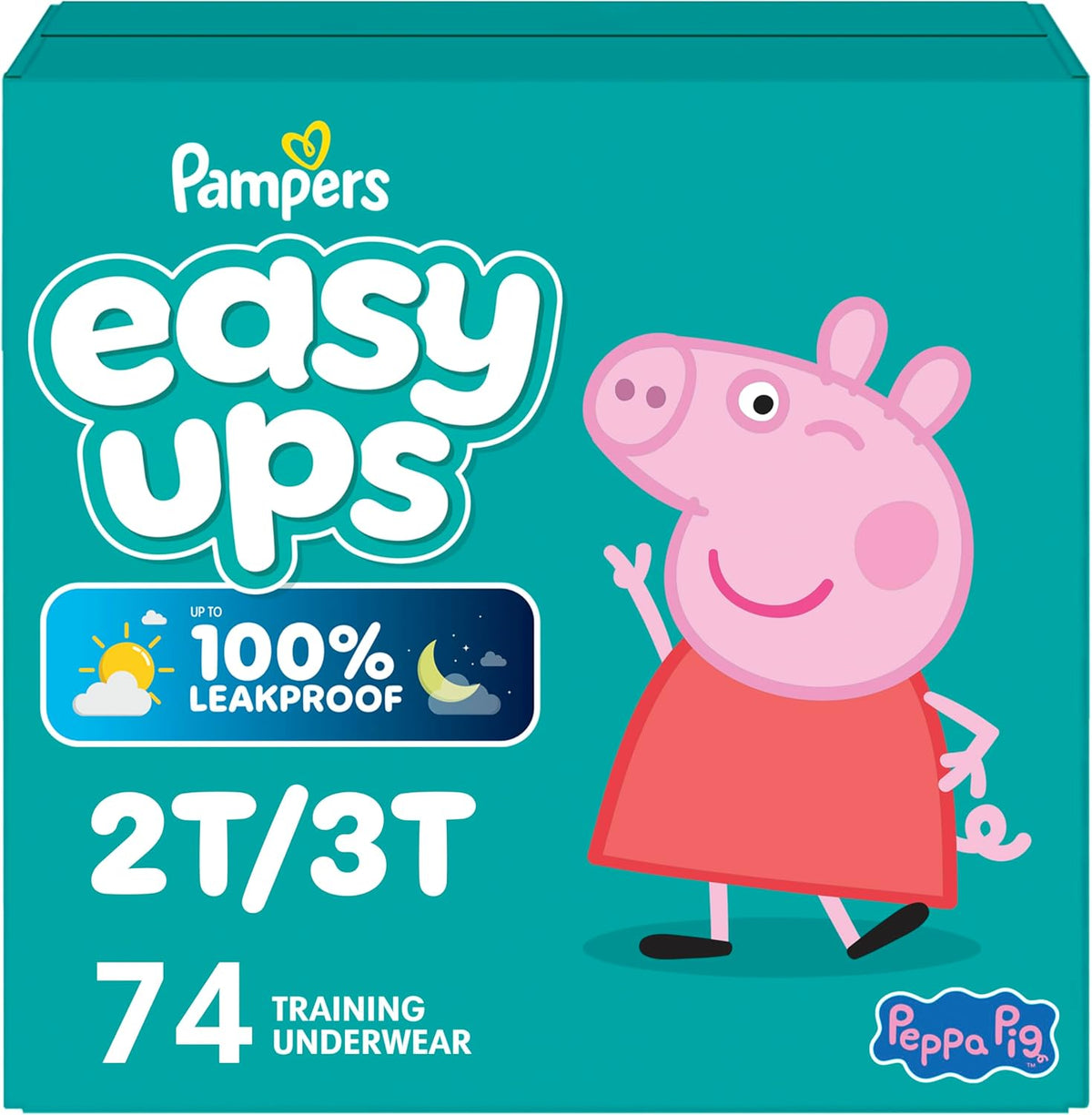 PAMPERS EASY UPS JB GIRL SIZE 2T-3T 74