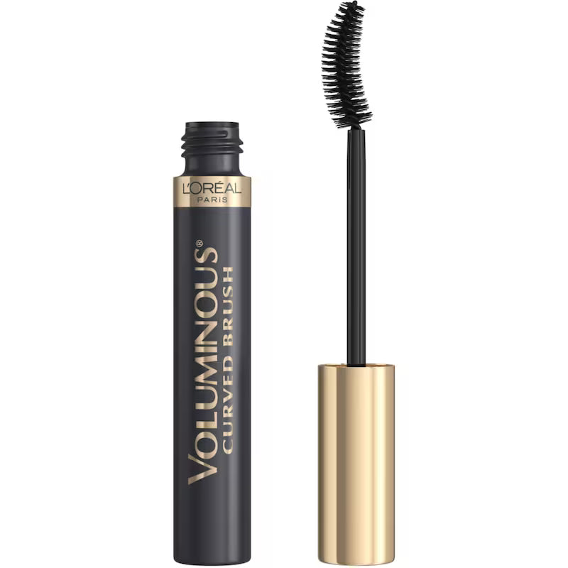 LOREAL VOLUMINOUS MASCARA CURVED BRUSH BLACK pack of 3