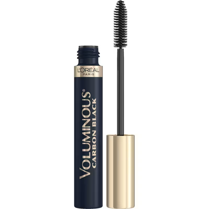 LOREAL VOLUMINOUS MASCARA WATERPROOF CARBON BLACK pack of 3