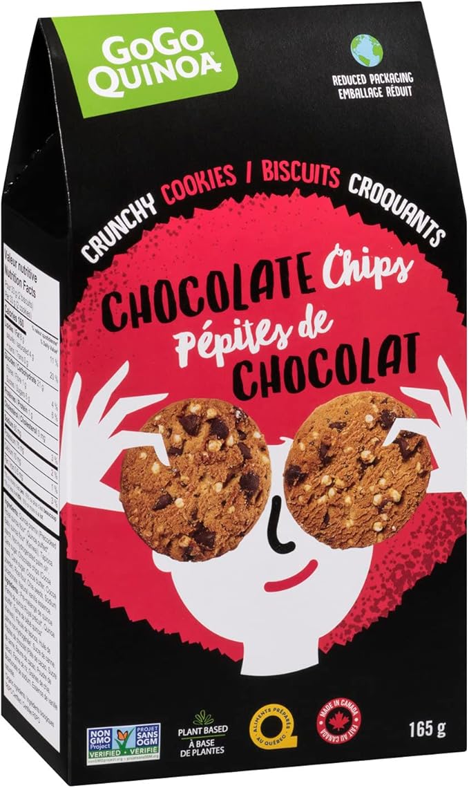 Gogo Quinoa Gluten Free Cookies Quinoa Cookies Dark Chocolate Chips165G