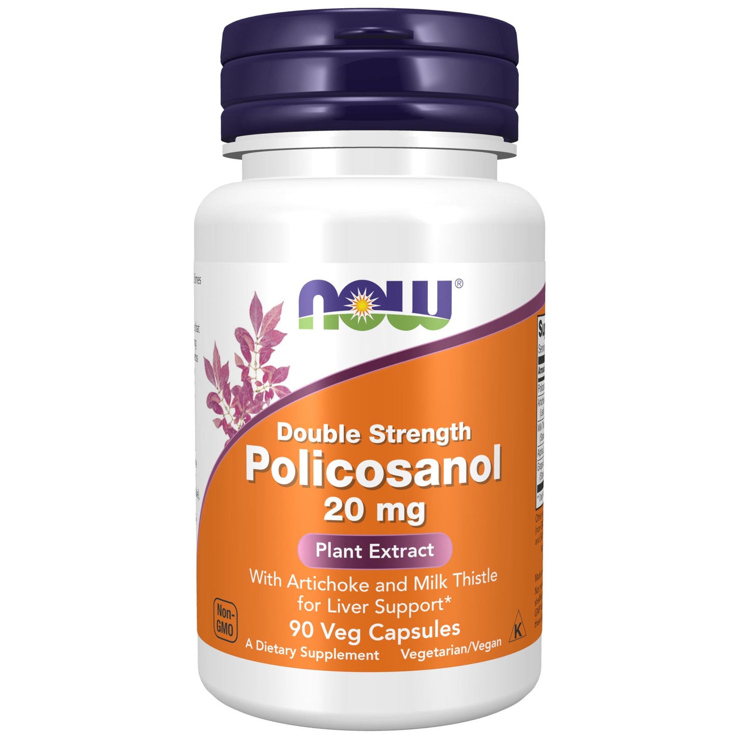 NOW Policosanol 20mg + ALA & Artichoke 90vcap