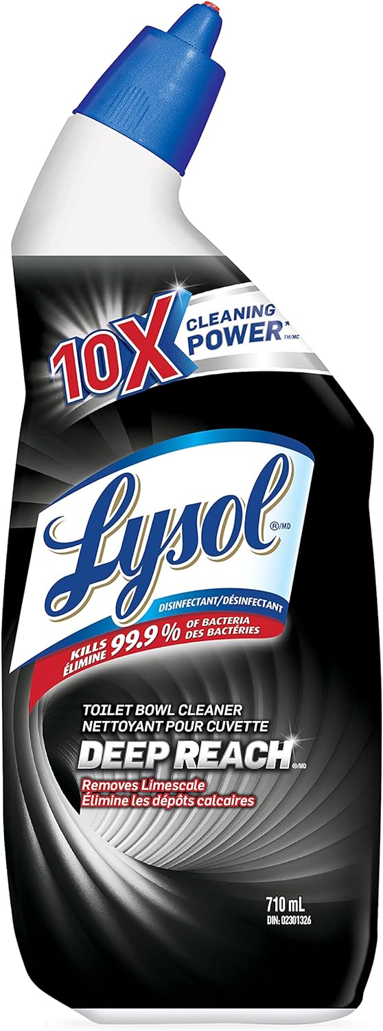 LYSOL DEEP REACH TOILET BOWL CLEANER 710ML pack of 9