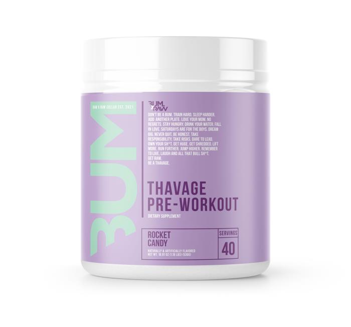 Raw Nutrition - CBUM Thavage Pre-workout Rocket Candy 40 Servings
