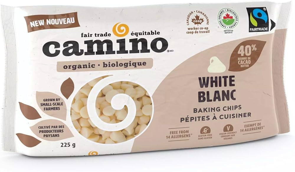 CAMINO Org White Baking Chips 225g