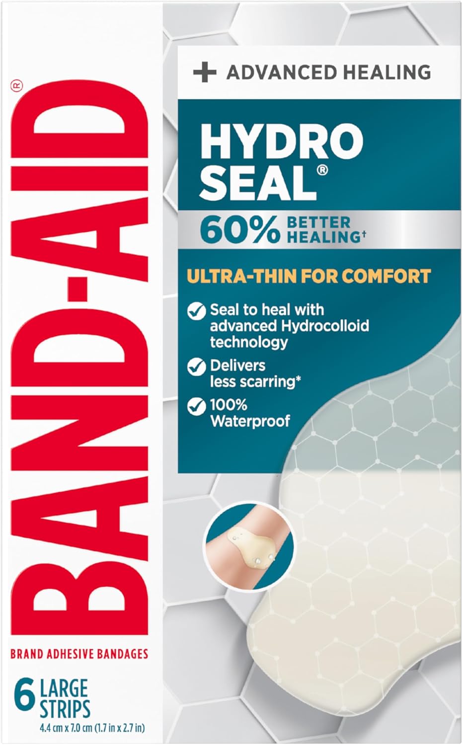 BAND-AID HYDRO SEAL THIN LARGE 6