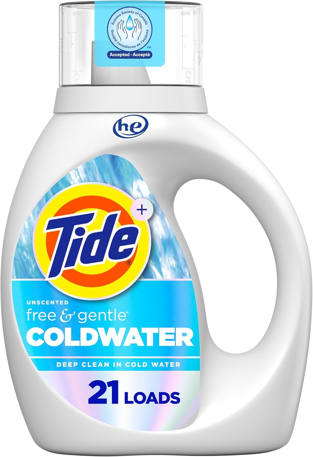 TIDE HE FREE&GENTLE COLDWATER 21LD 887ML pack of 6