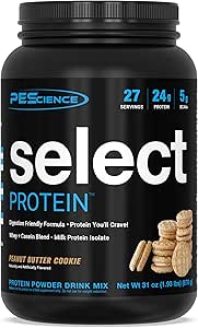 Bucked Up   Select Protein, Peanut Butter Cookie, 27 Serve