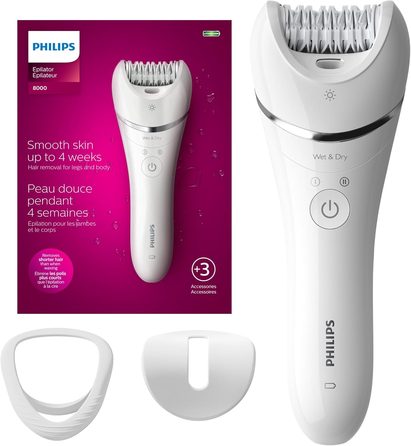 PHILIPS EPILATOR DRY OR MOIST SKIN