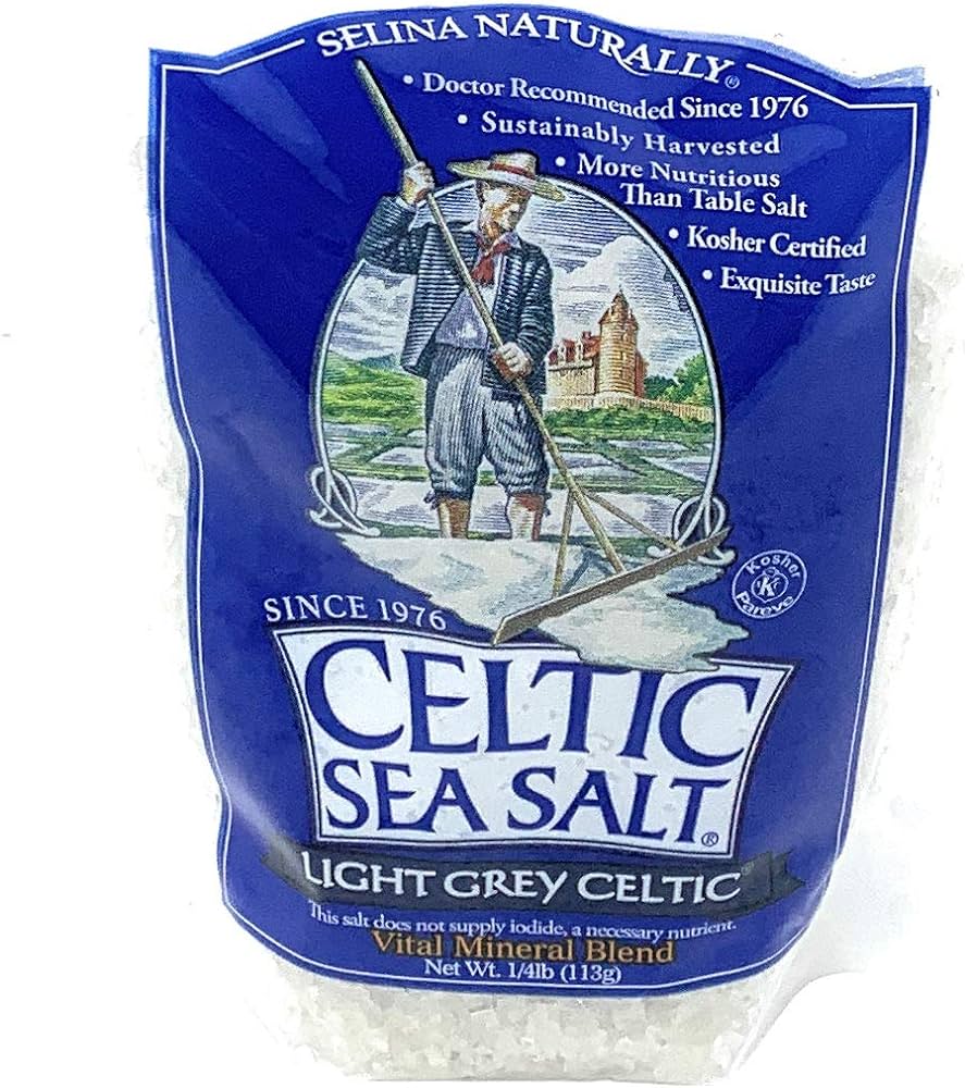 Selina Naturally Light Grey Celtic Salt - Pouch 113g