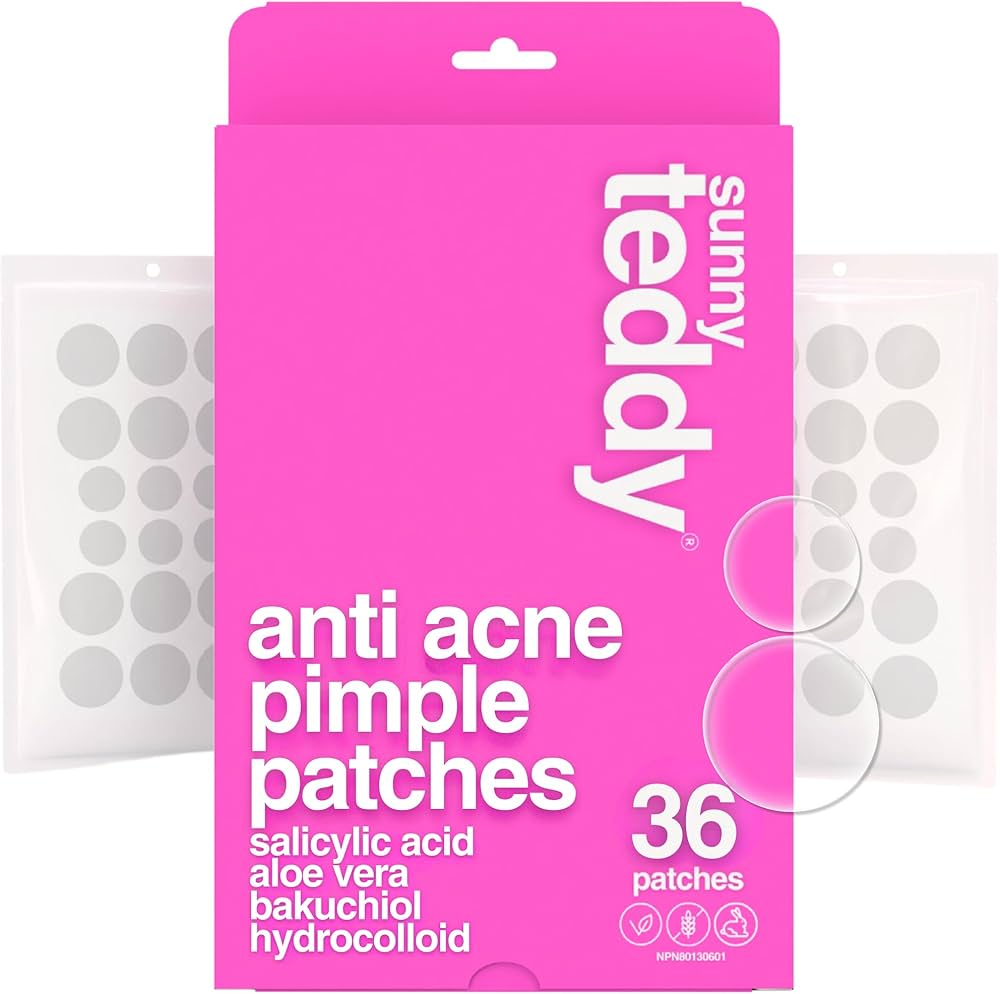 Sunny Teddy Anti Acne Patch - Teddy Bear 36ct 6 x 36ct