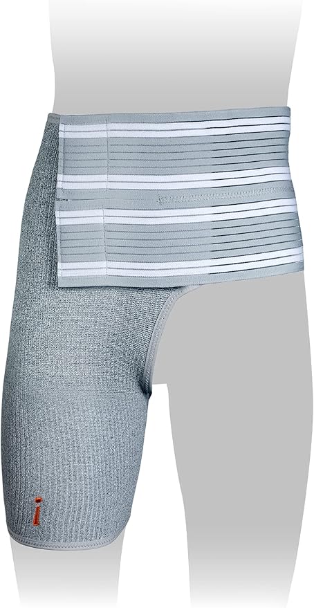 Incrediwear - Incrediwear Braces Hip Brace Right Gray Large (23-25")