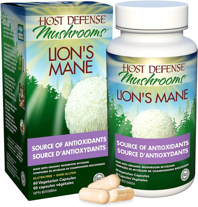 HostDefense_Lion's Mane (Hericium Erinaceus) Capsules_60 caps