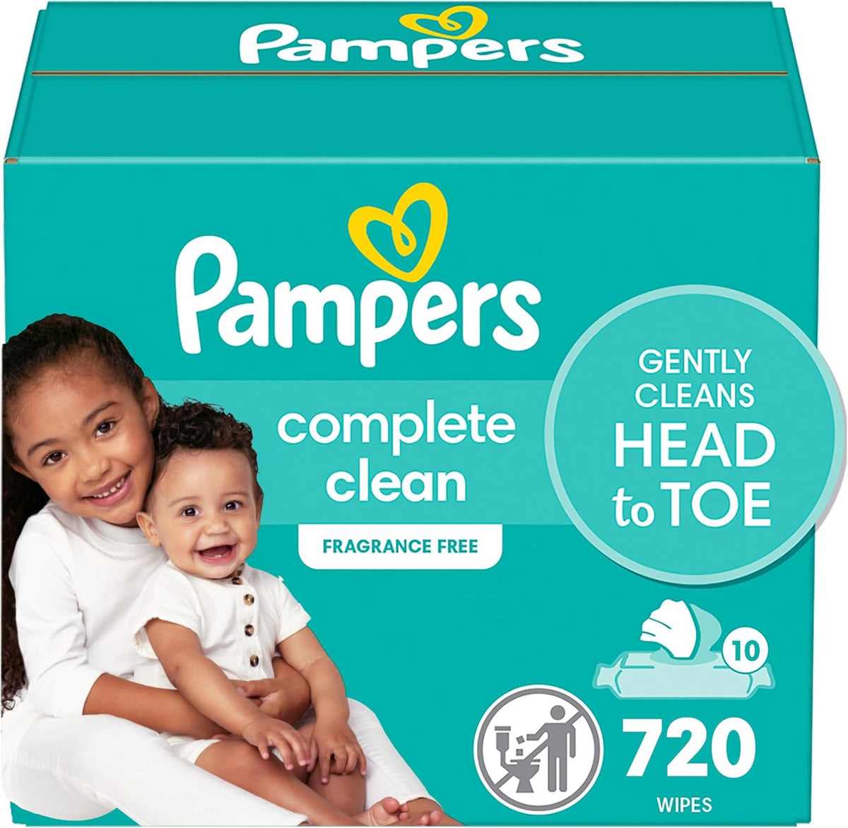 PAMPERS BABY WIPES BABY FRAGRANCE FREE 720