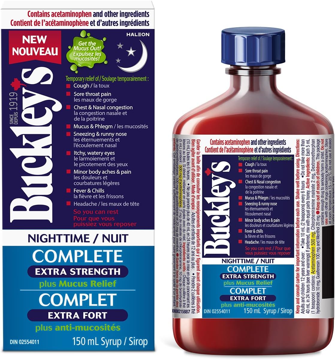 BUCKLEY SYR COMPLETE XST PLUS MUCUS RELIEF 150ML LIQUID